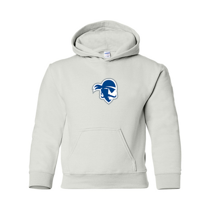Youth Seton Hall Pirates Logo Gildan Heavy Blend  Hooded Sweatshirt