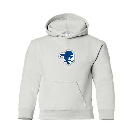 Youth Seton Hall Pirates Logo Gildan Heavy Blend  Hooded Sweatshirt