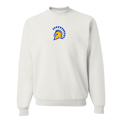Men's San Jose State Spartans Logo JERZEES NuBlend Crewneck Sweatshirt