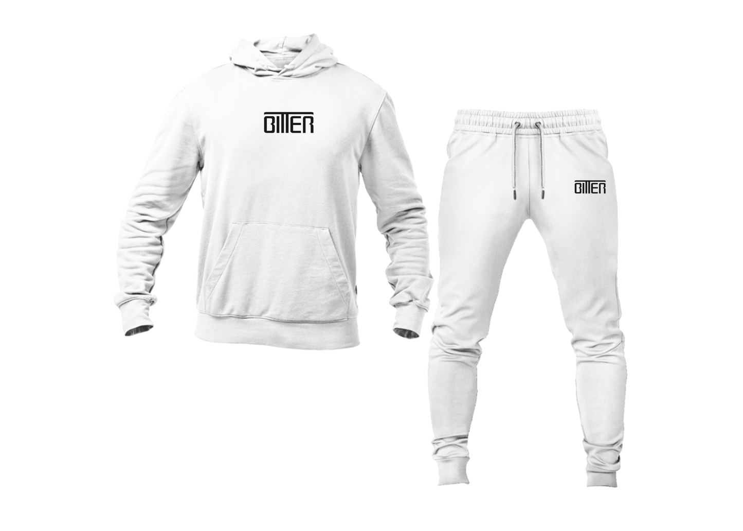 Men's Bitter Logo Hoodie Joggers Set