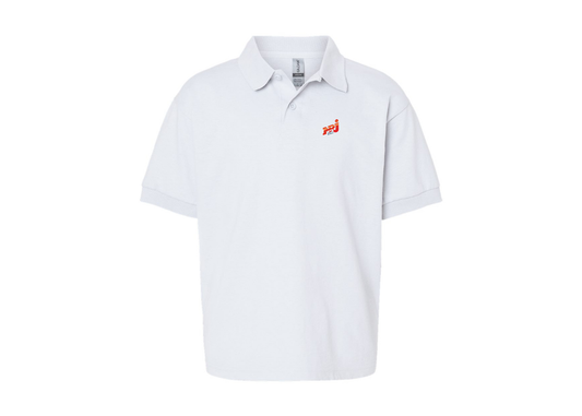 Youth NRJ 12 Logo Gildan Dry Blend Jersey Polo