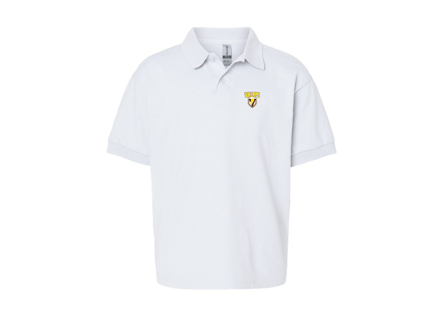 Youth Valparaiso Crusaders Gildan Dry Blend Jersey Polo