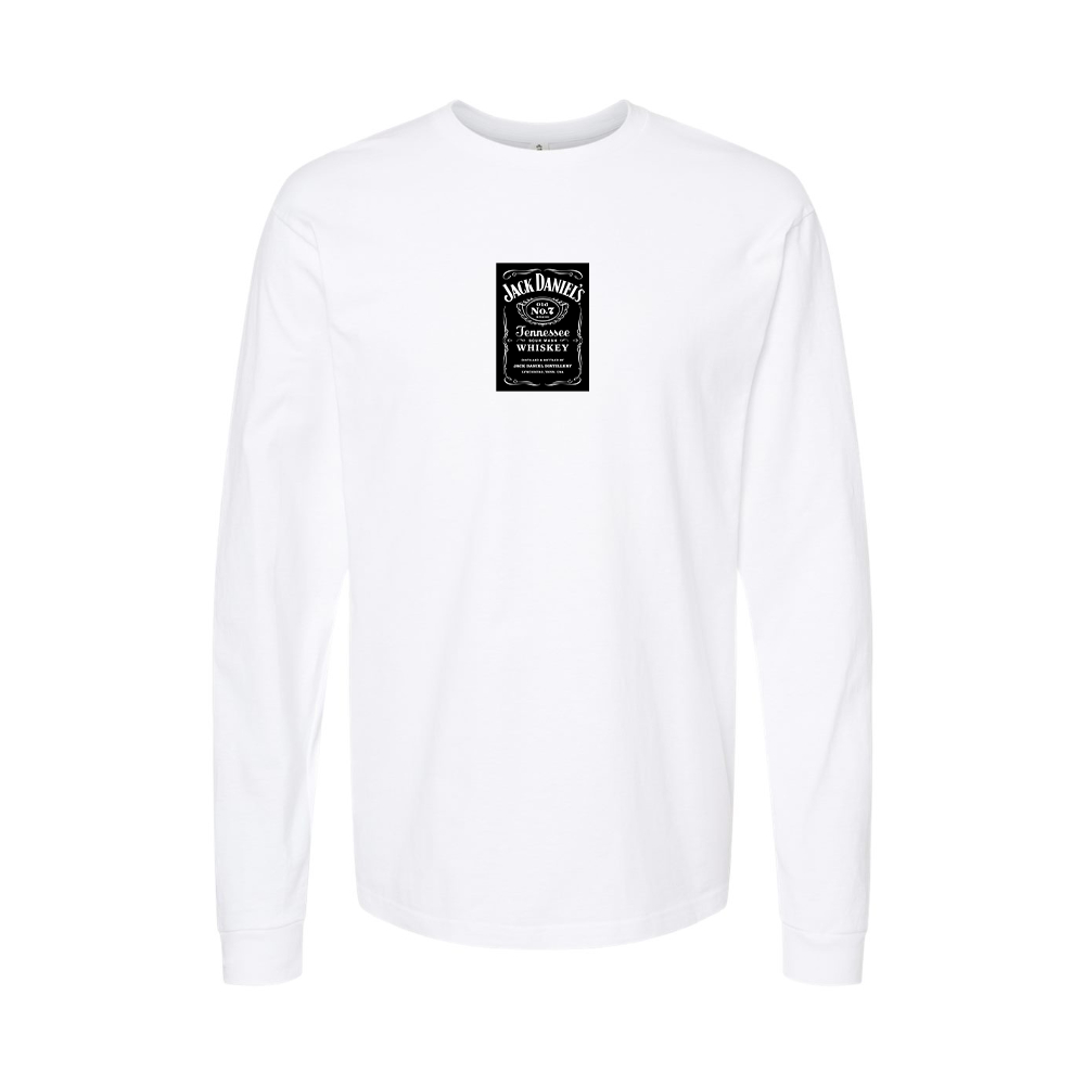 Youth Jack Daniels Logo Cotton Long Sleeve T-Shirt