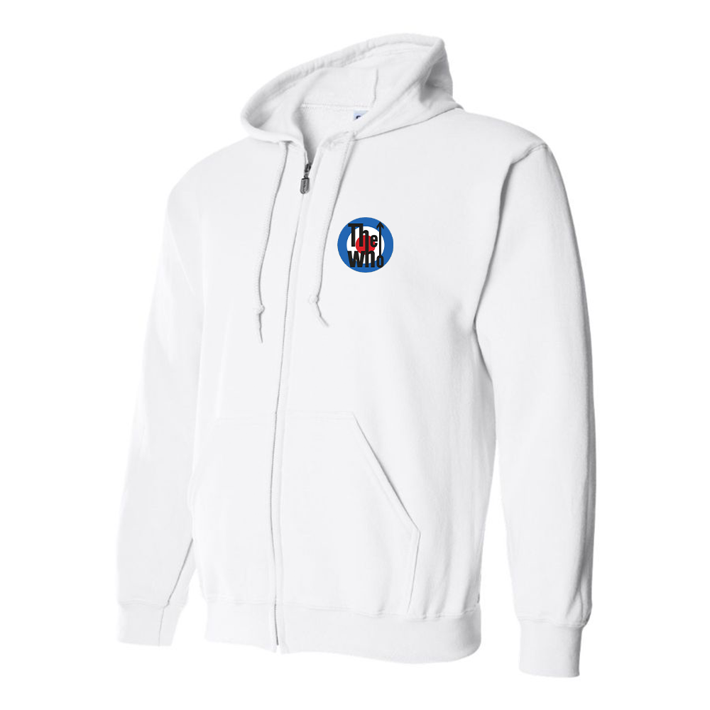 Men's The Who Logo Zipper Hoodie