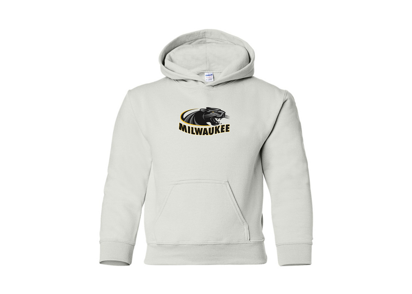 Youth Wisconsin Milwaukee Panthers Gildan Heavy Blend  Hooded Sweatshirt