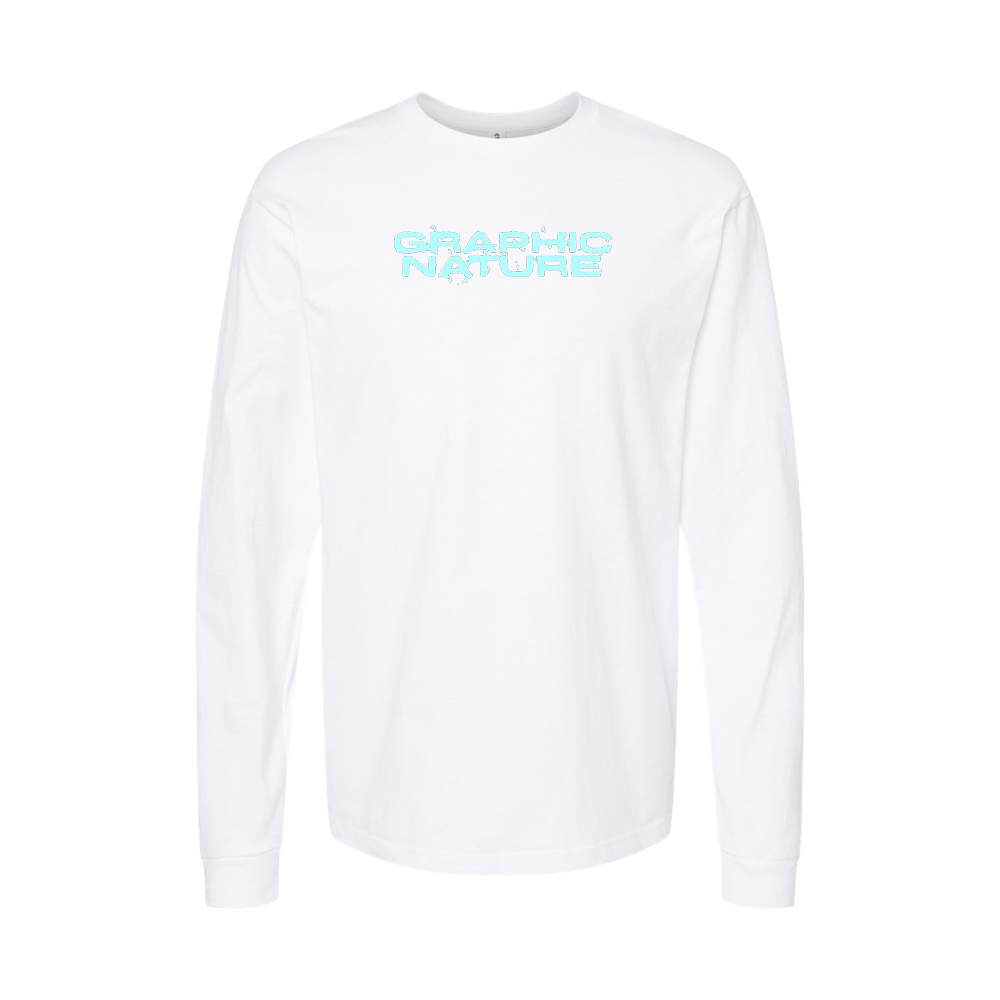 Youth Graphic Nature Logo Cotton Long Sleeve T-Shirt