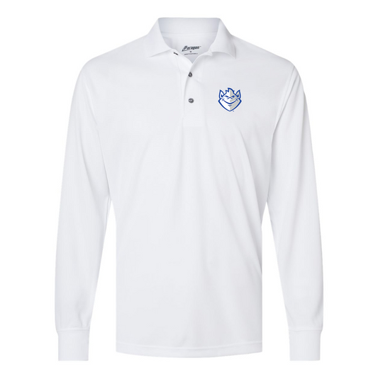 Men's  Saint Louis Billikens Logo Paragon Prescott Long Sleeve Polo