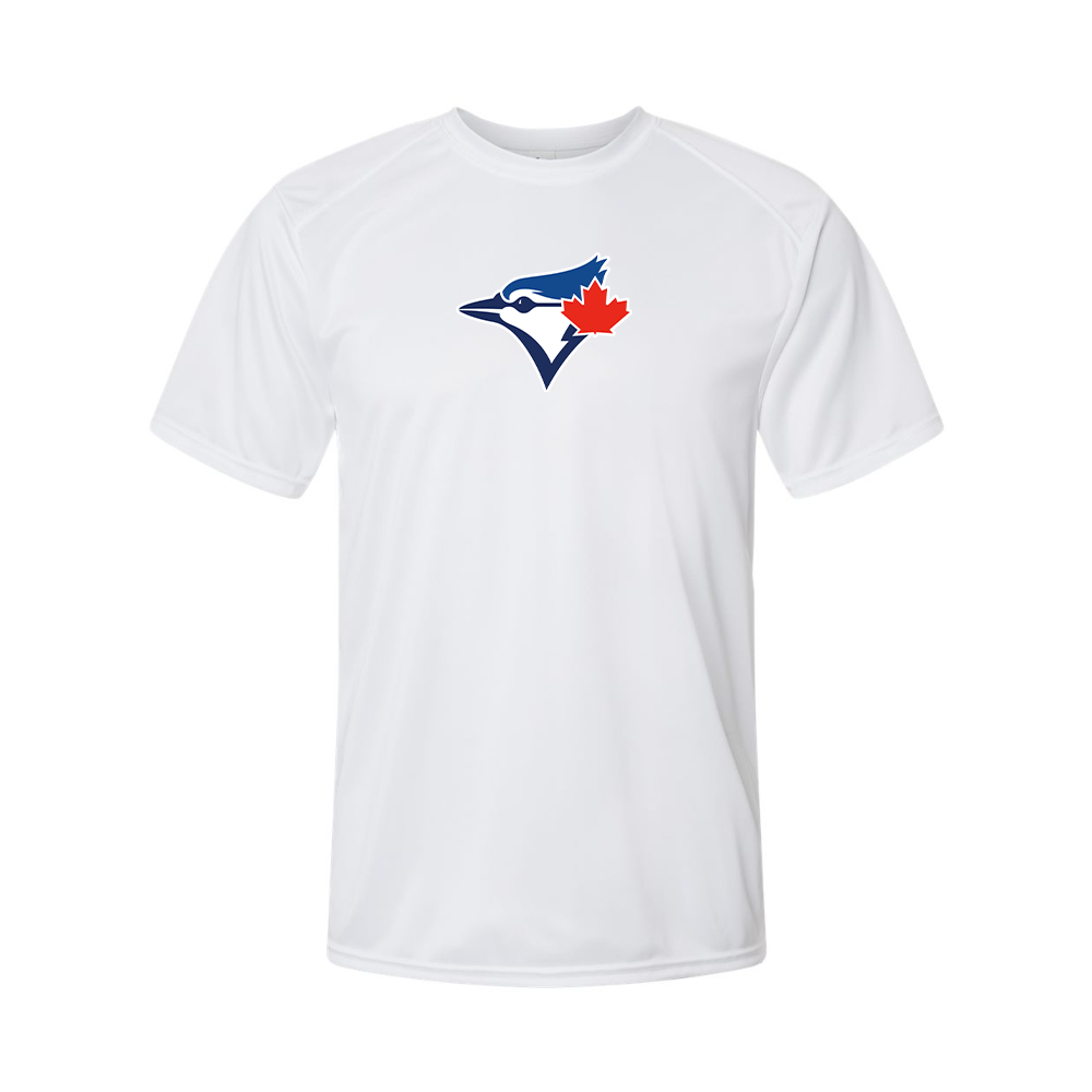Men's Bluefield Blue Jays Logo Polyester T-Shirt