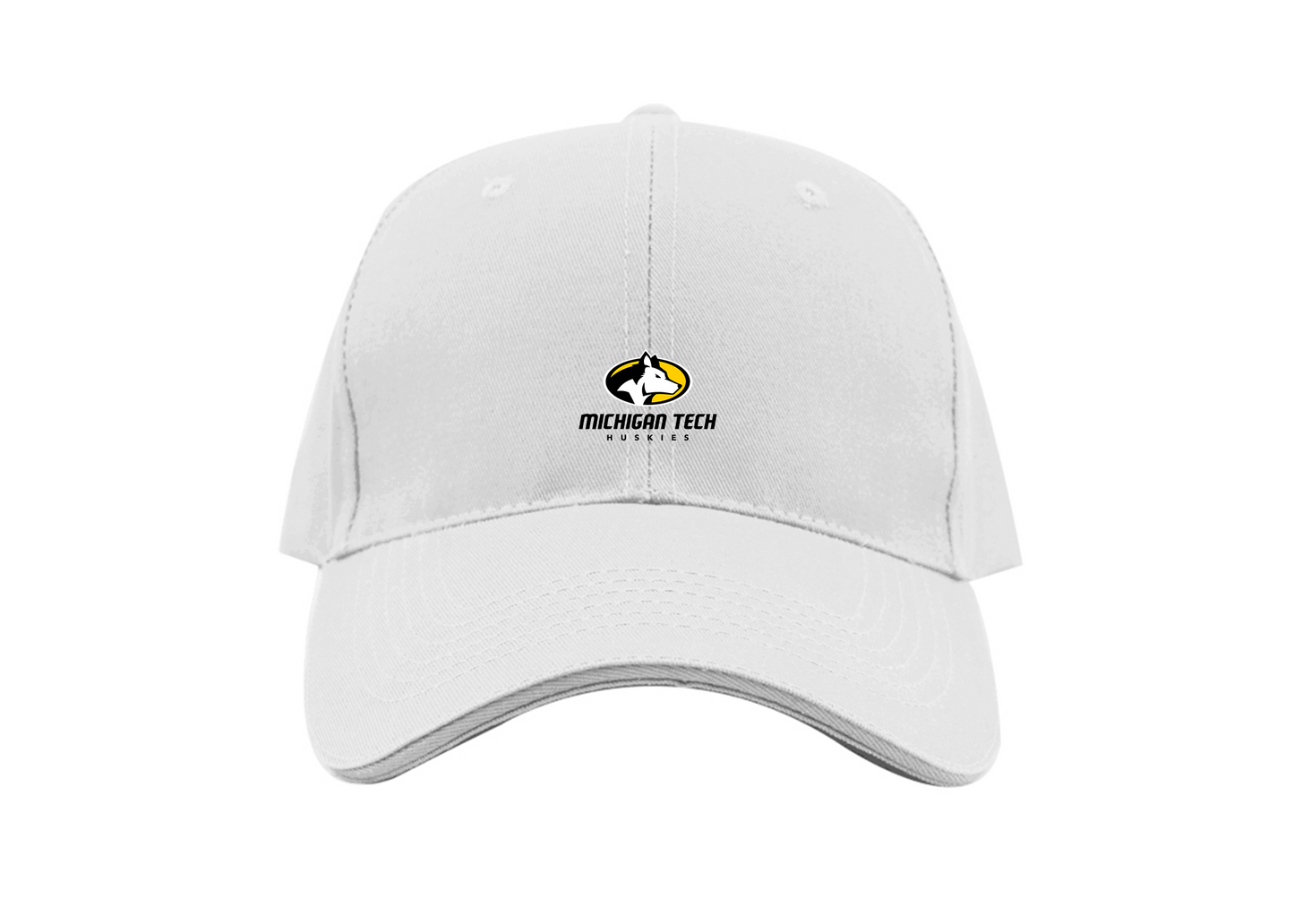 Michigan Tech Huskies Logo Dad Baseball Cap Hat
