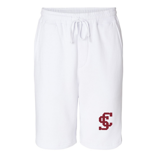 Men's Santa Clara Broncos Logo Independent Trading Co Midweight Fleece Shorts