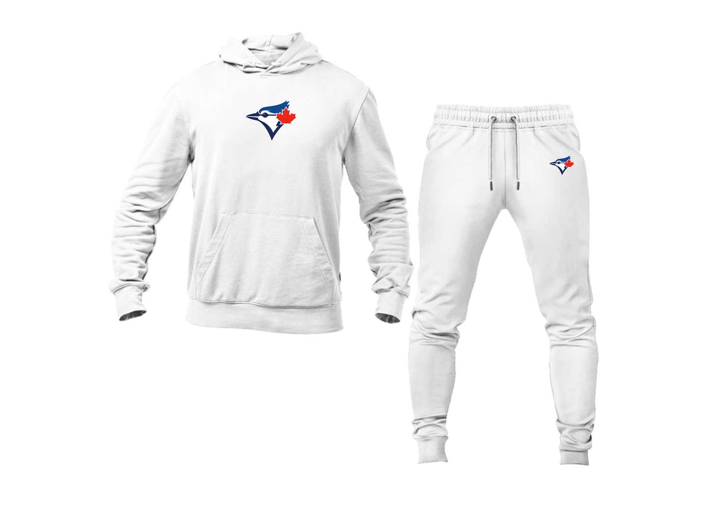 Men's Bluefield Blue Jays Logo Hoodie Joggers Set