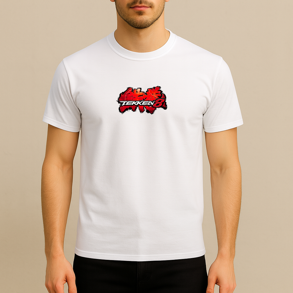 Men's Tekken 8 Game PS5 Cotton T-Shirt