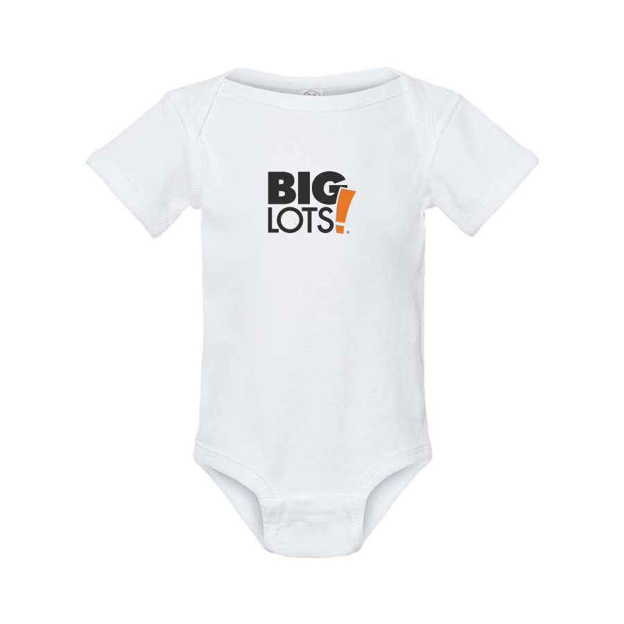 Big Lots Logo Rabbit Skins Infant Baby Rib Bodysuit