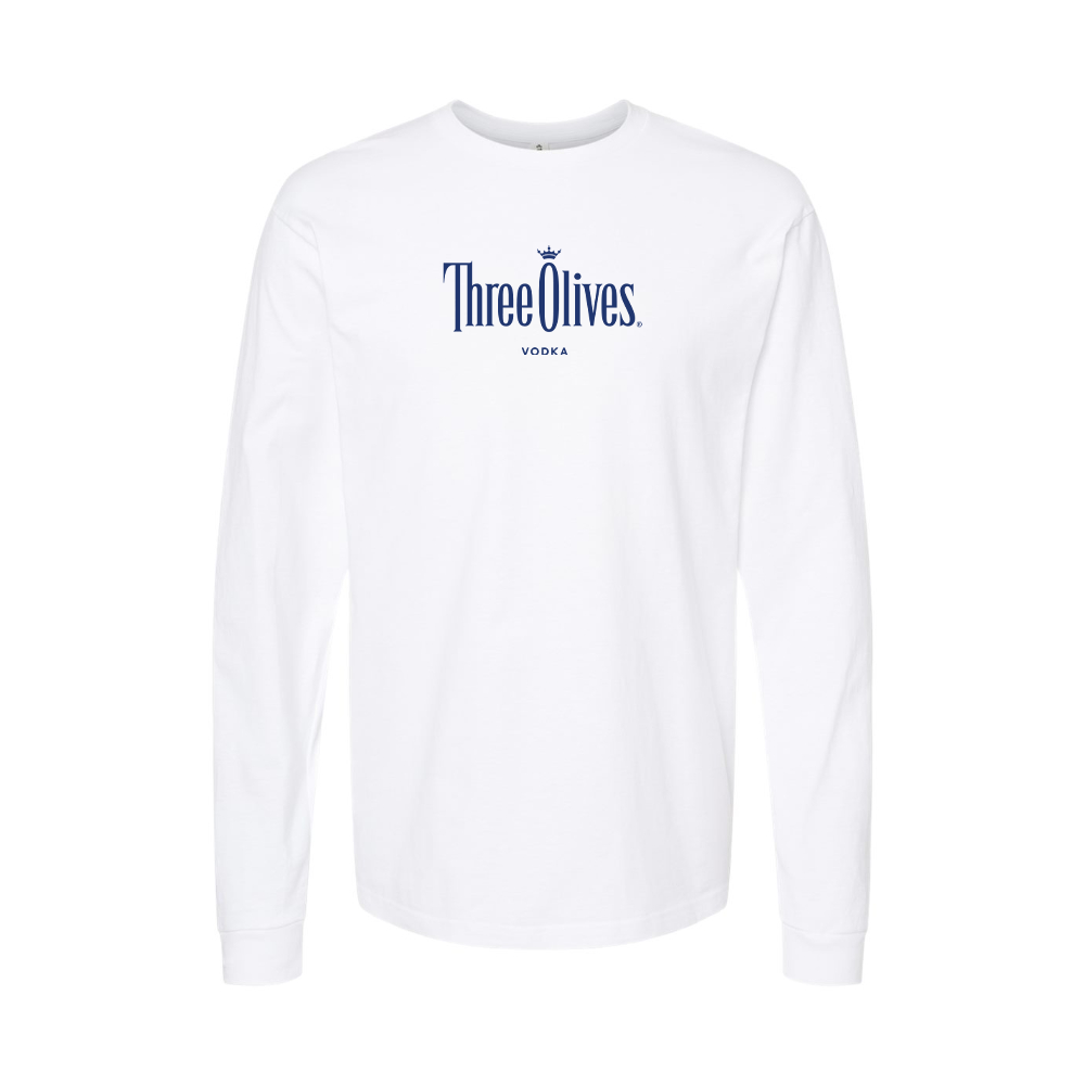 Youth Three Olives Logo Cotton Long Sleeve T-Shirt