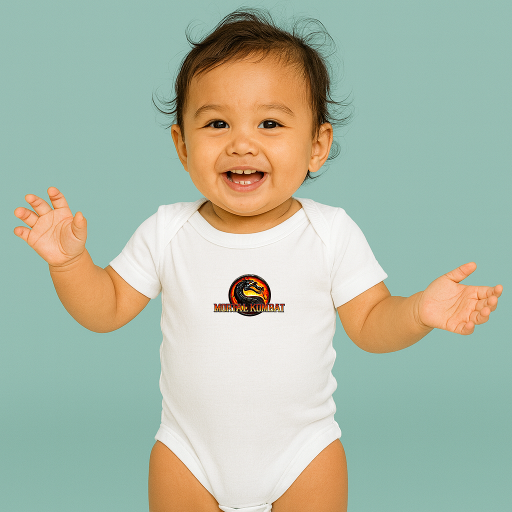 Mortal Kombat Game Baby Romper Onesie