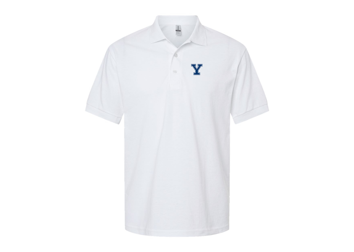 Men's Yale Bulldogs Gildan Dry Blend Jersey Polo