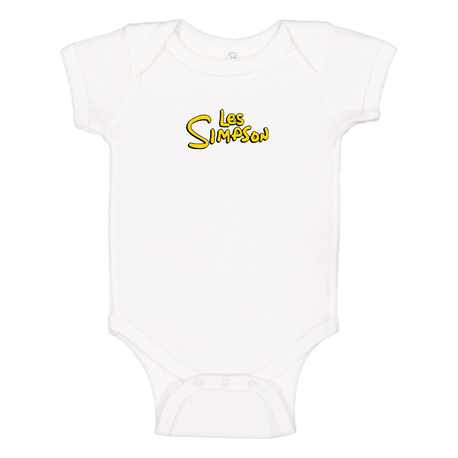 Les Simpson Logo Baby Romper Onesie
