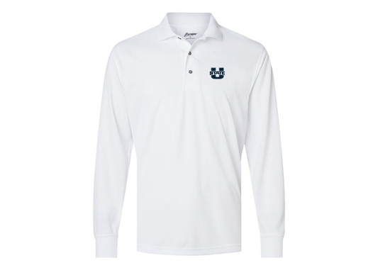 Men's Utah State Aggies Paragon Prescott Long Sleeve Polo