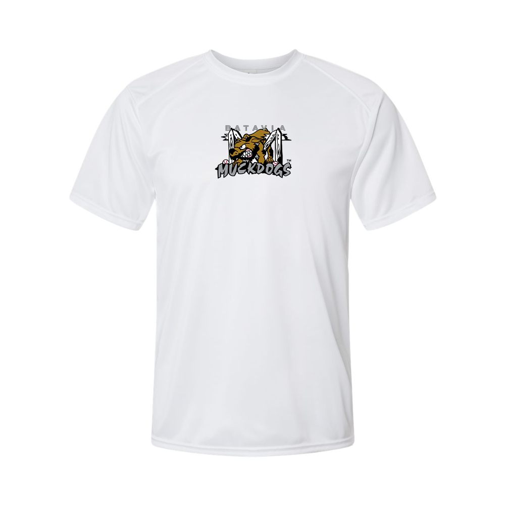 Men's Batavia  Muckdogs Logo Polyester T-Shirt