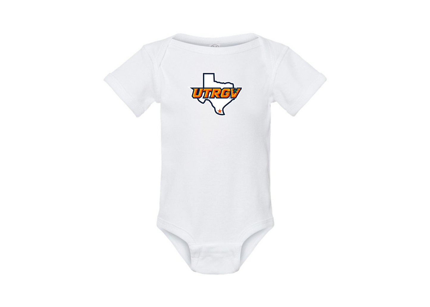 UTRGV Vaqueros Rabbit Skins Infant Baby Rib Bodysuit