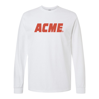 Men's ACME Logo Gildan Heavy Cotton Long Sleeve T-Shirt