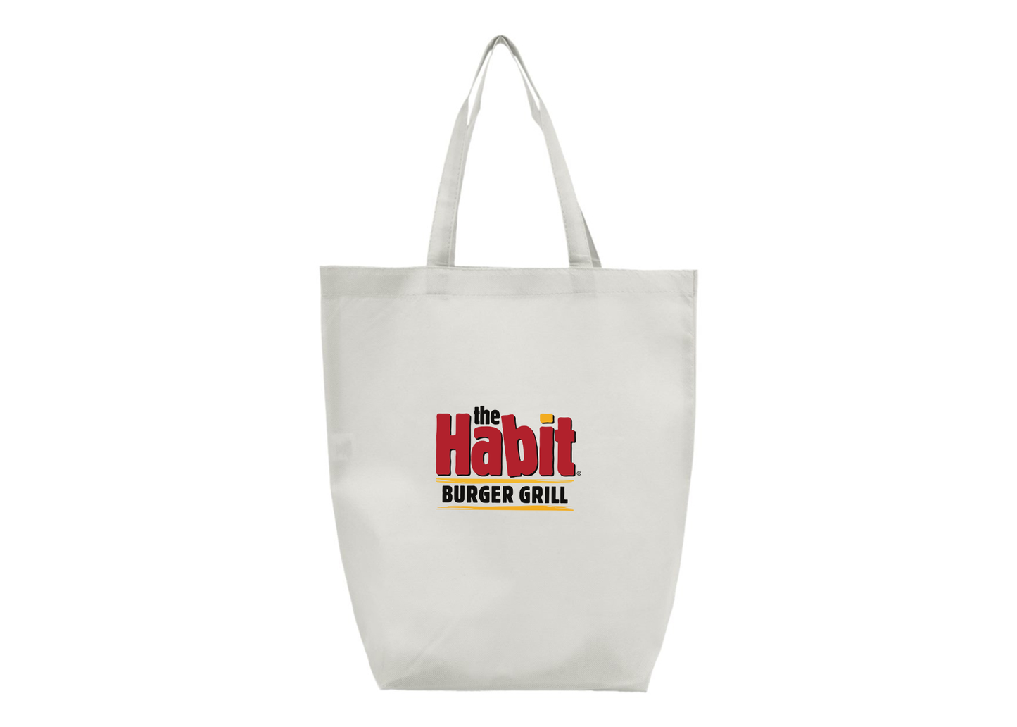 The Habit Burger Grill Q-Tees Non-Woven Gusset Bottom Tote