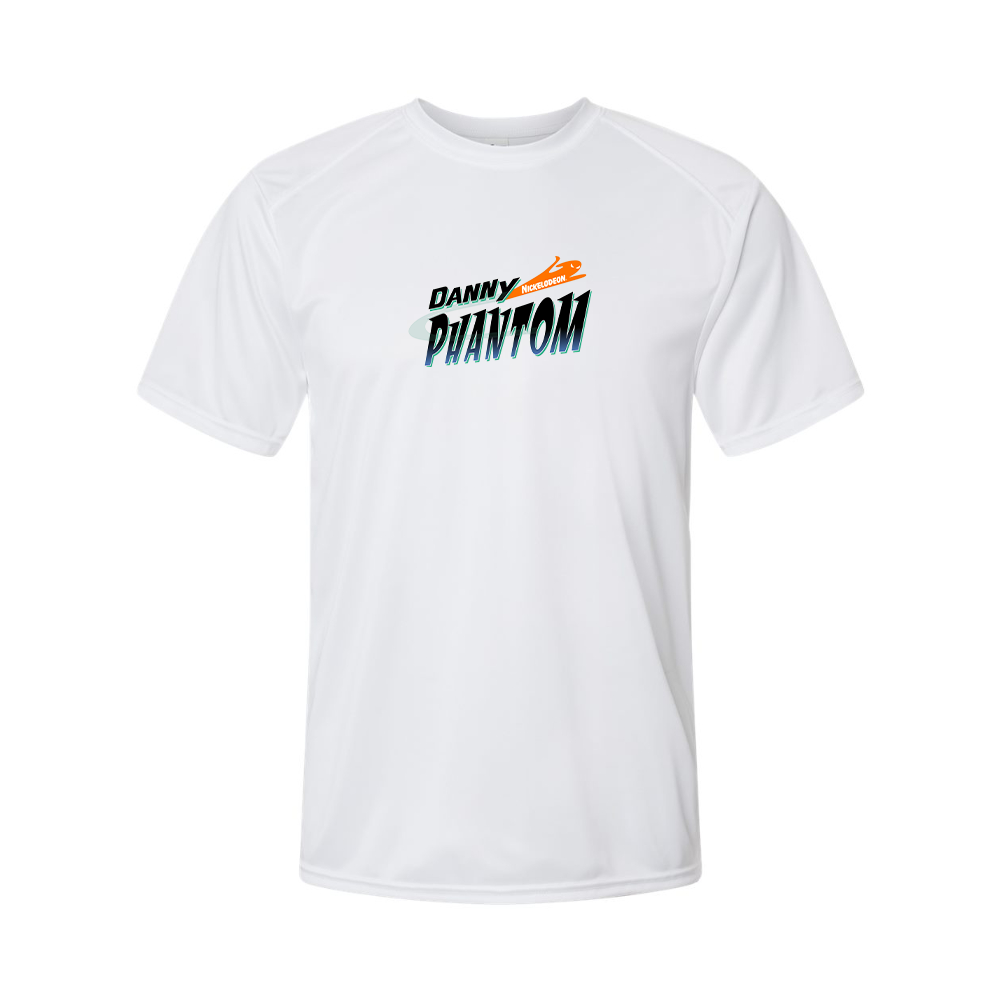 Men's Danny Phantom Logo Polyester T-Shirt