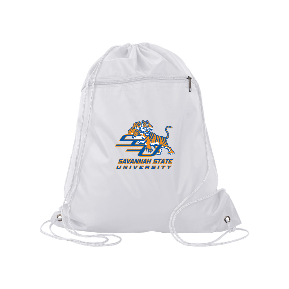 Savannah State Tigers Logo Q-Tees - Polyester Cinchpack