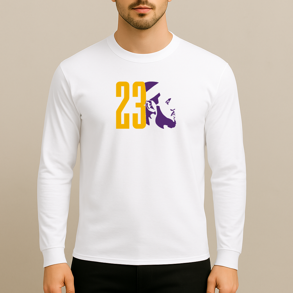 Men's Lebron James 23 Sports Long Sleeve T-Shirt