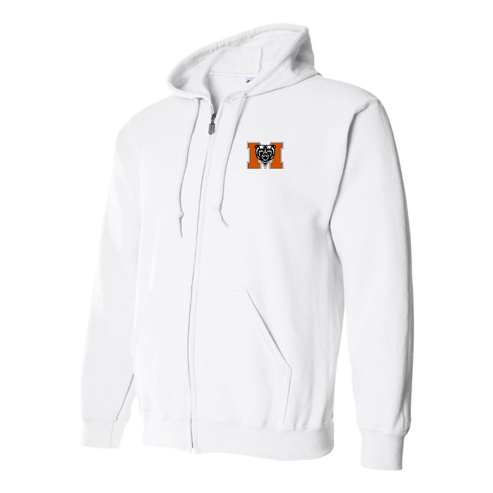 Men's Mercer Bears Logo Zipper Hoodie