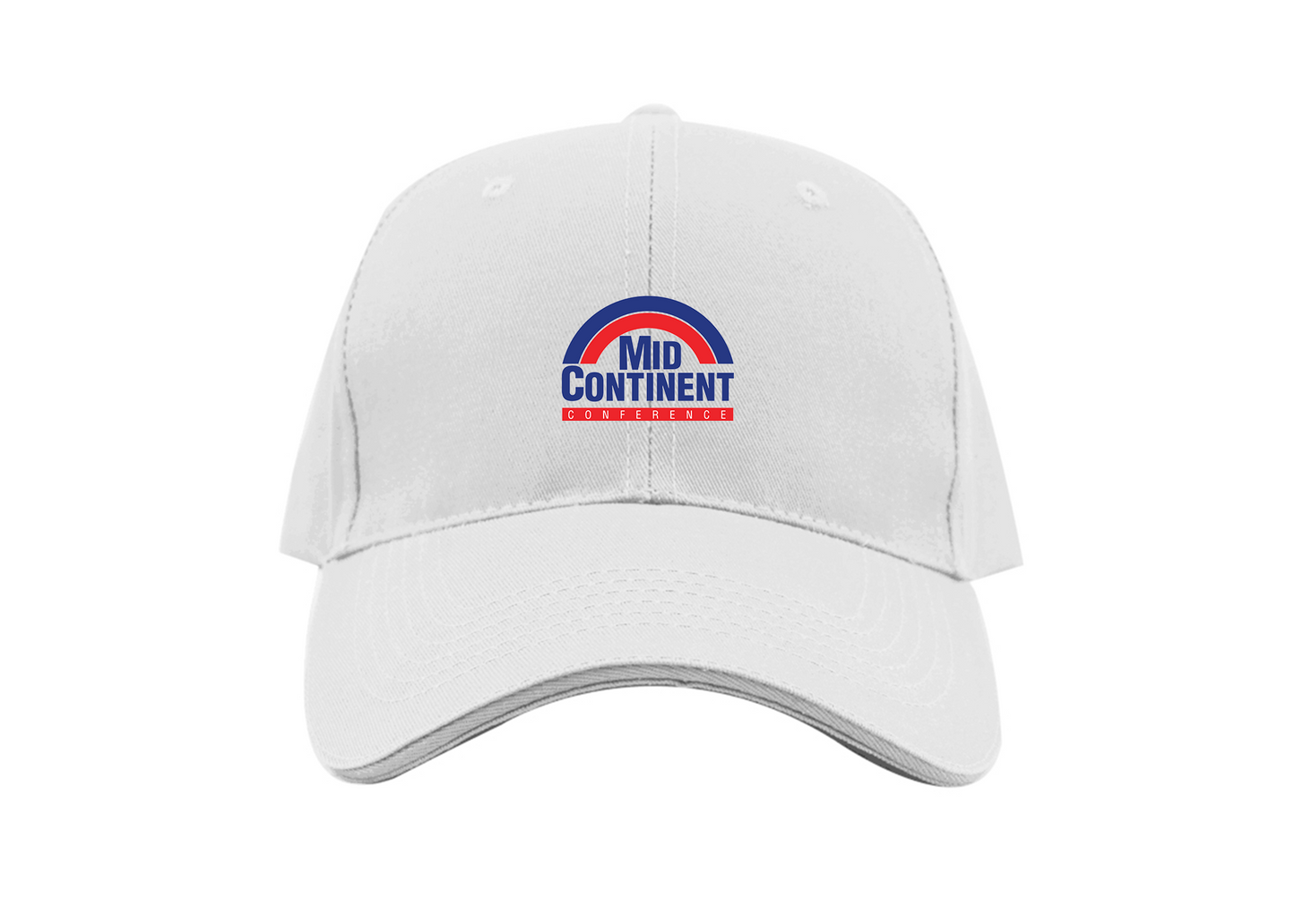 Mid Continent Conference Logo Dad Baseball Cap Hat