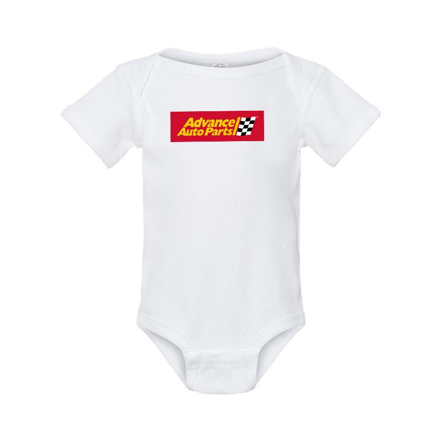 Advance Auto Parts Logo  Rabbit Skins Infant Baby Rib Bodysuit
