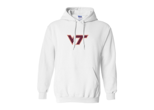 Men's Virginia Tech Hokies Gildan  Heavy Blend Hooded Sweatshirt