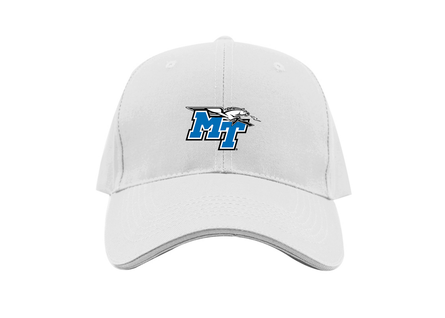 Middle Tennessee Blue Raiders Logo Dad Baseball Cap Hat