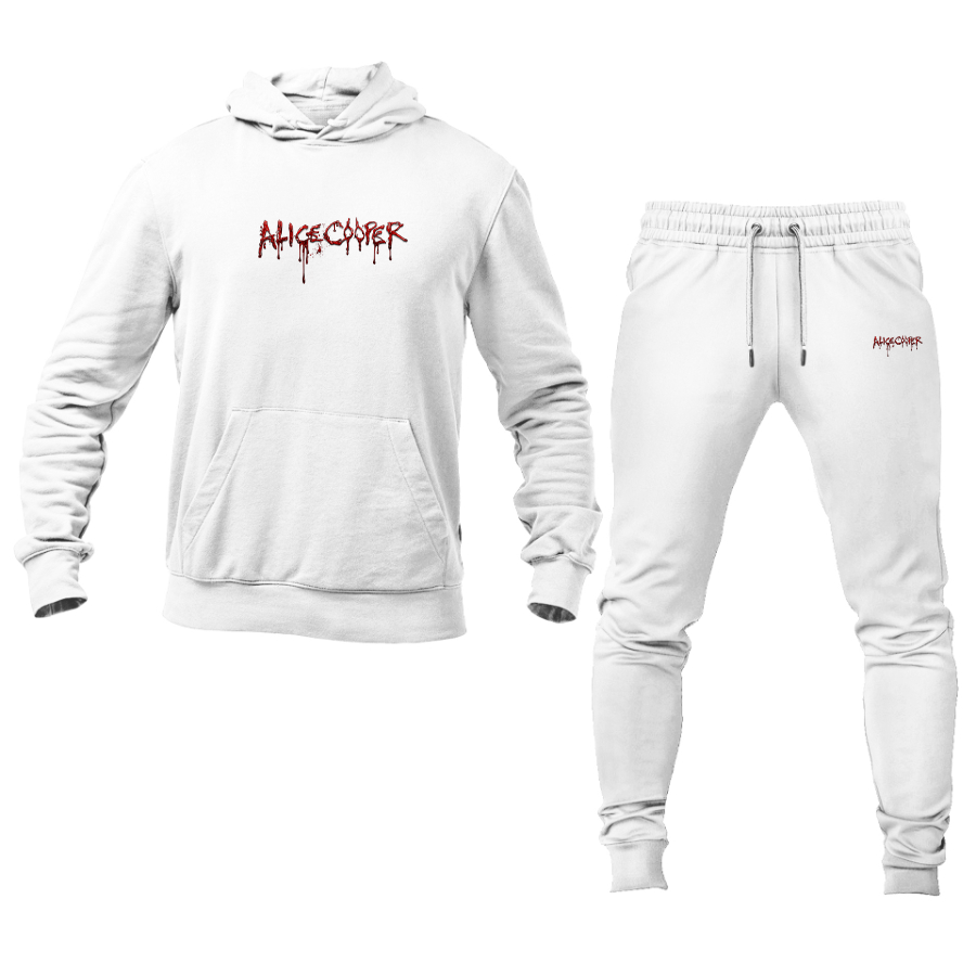 Men's Alice Cooper Logo Hoodie Joggers Set