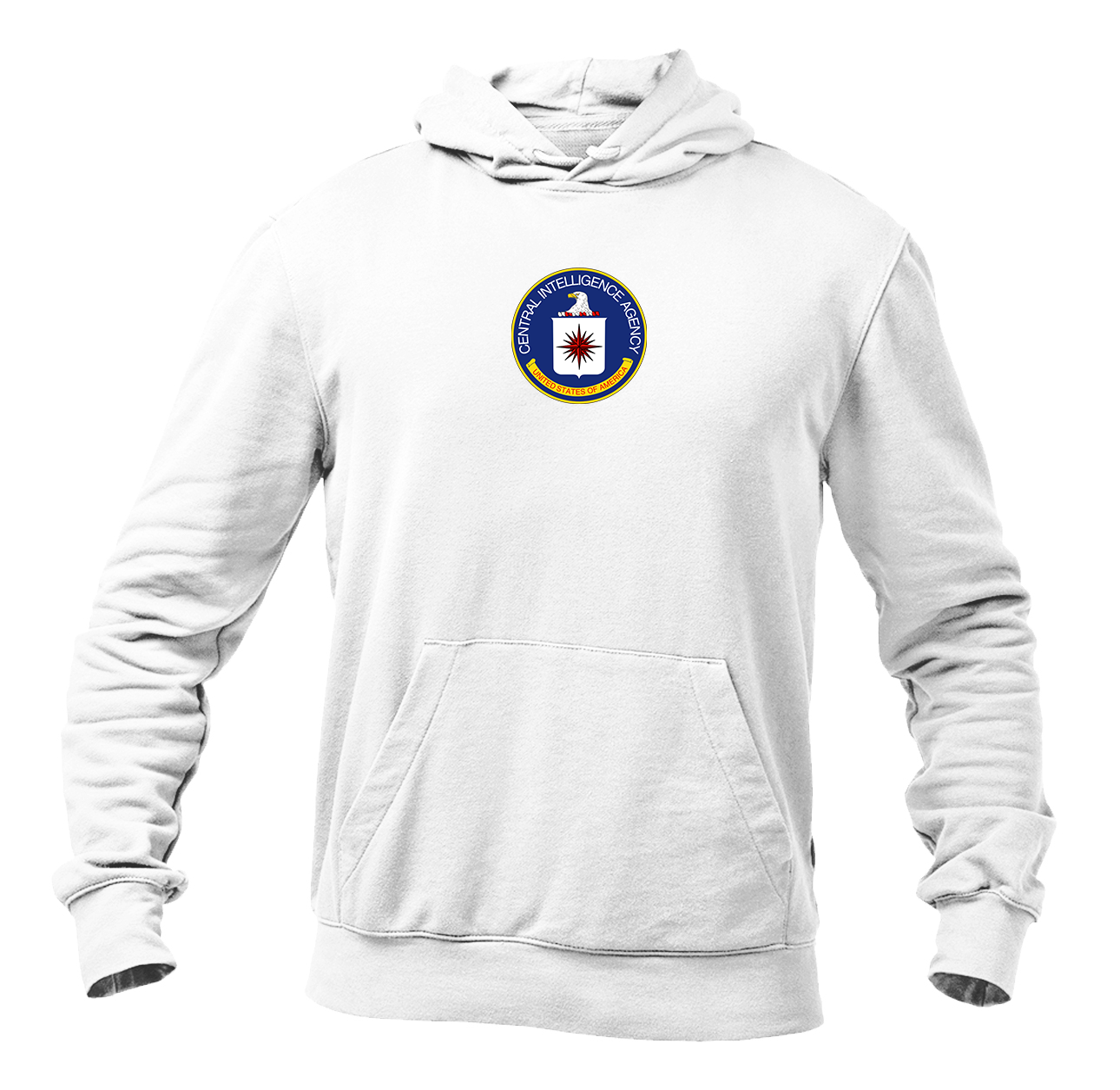 Men's CIA Logo  Pullover Hoodie