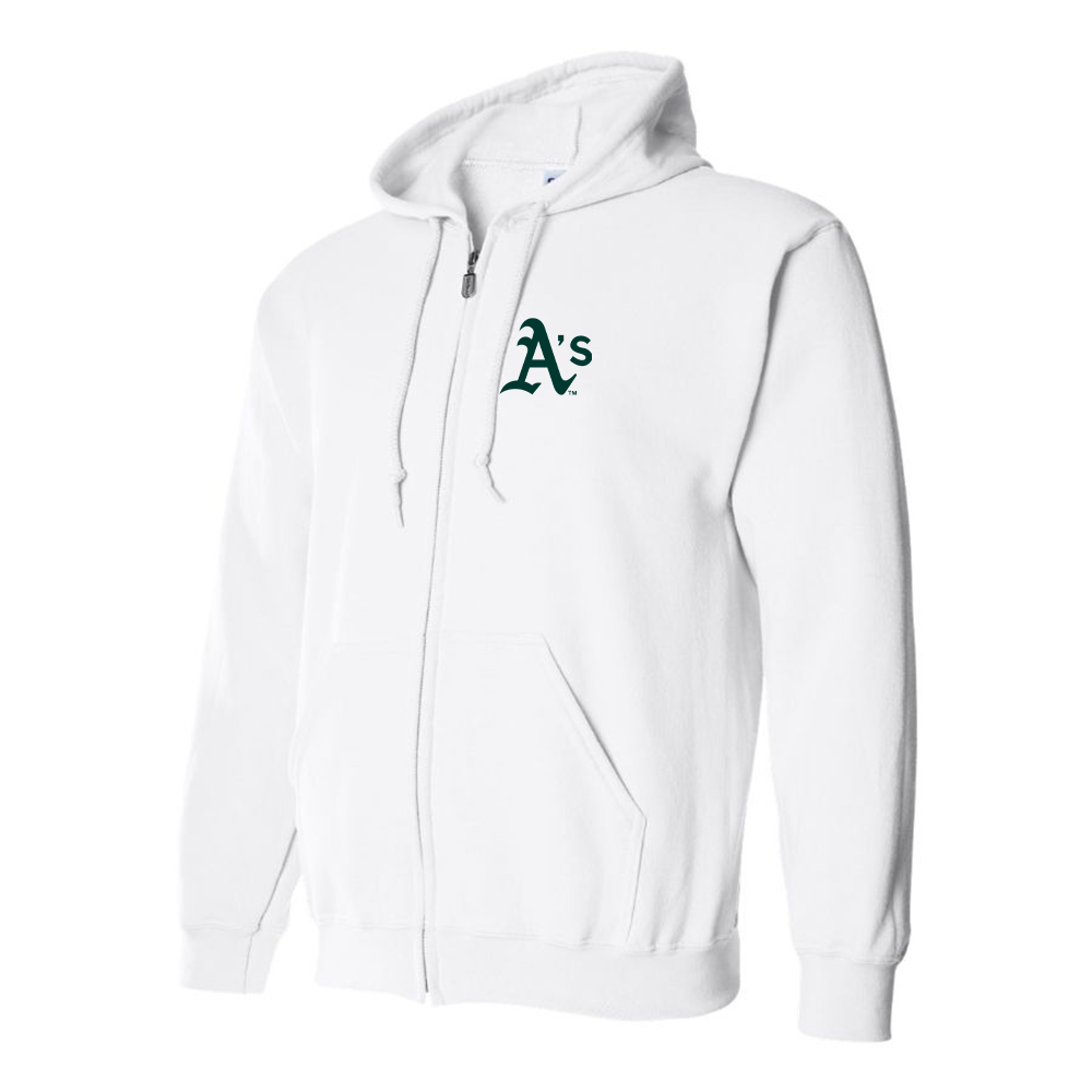 Men's Athletics Logo Zipper Hoodie
