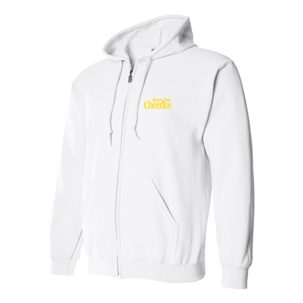Men's Honey Nut Cheerios Logo Zipper Hoodie