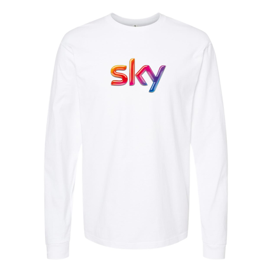 Youth Sky Logo Cotton Long Sleeve T-Shirt