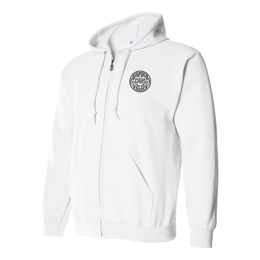 Men's Pizza Express Logo Zipper Hoodie