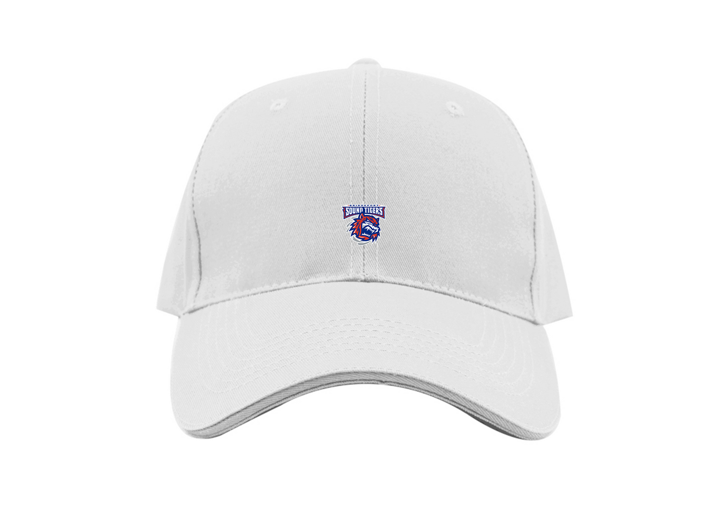 Bridgeport Sound Tigers Logo Dad Baseball Cap Hat