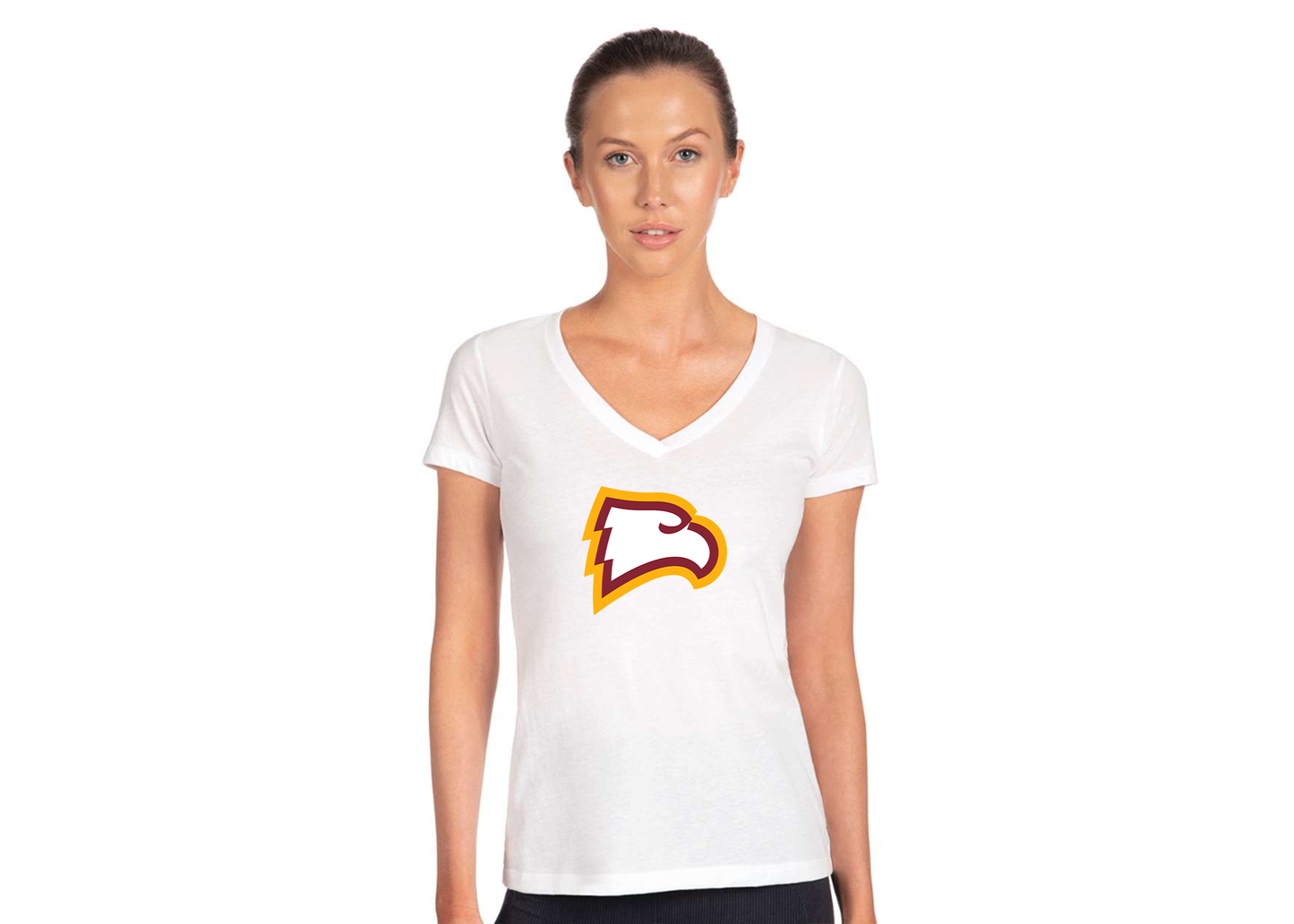 Women's Winthrop Eagles Next Level V-Neck T-Shirt