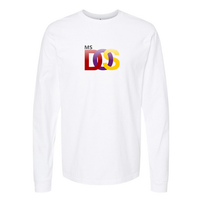 Men's MS DOS Logo Long Sleeve T-Shirt