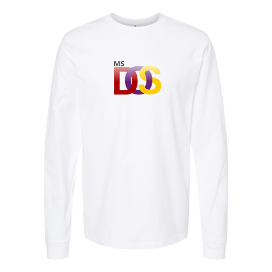 Men's MS DOS Logo Long Sleeve T-Shirt