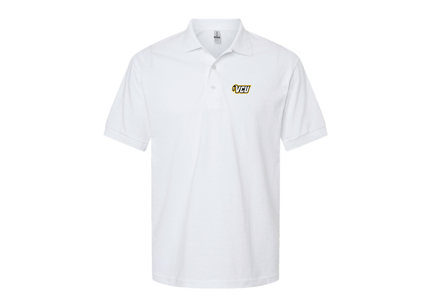 Men's Virginia Commonwealth Rams Gildan Dry Blend Jersey Polo