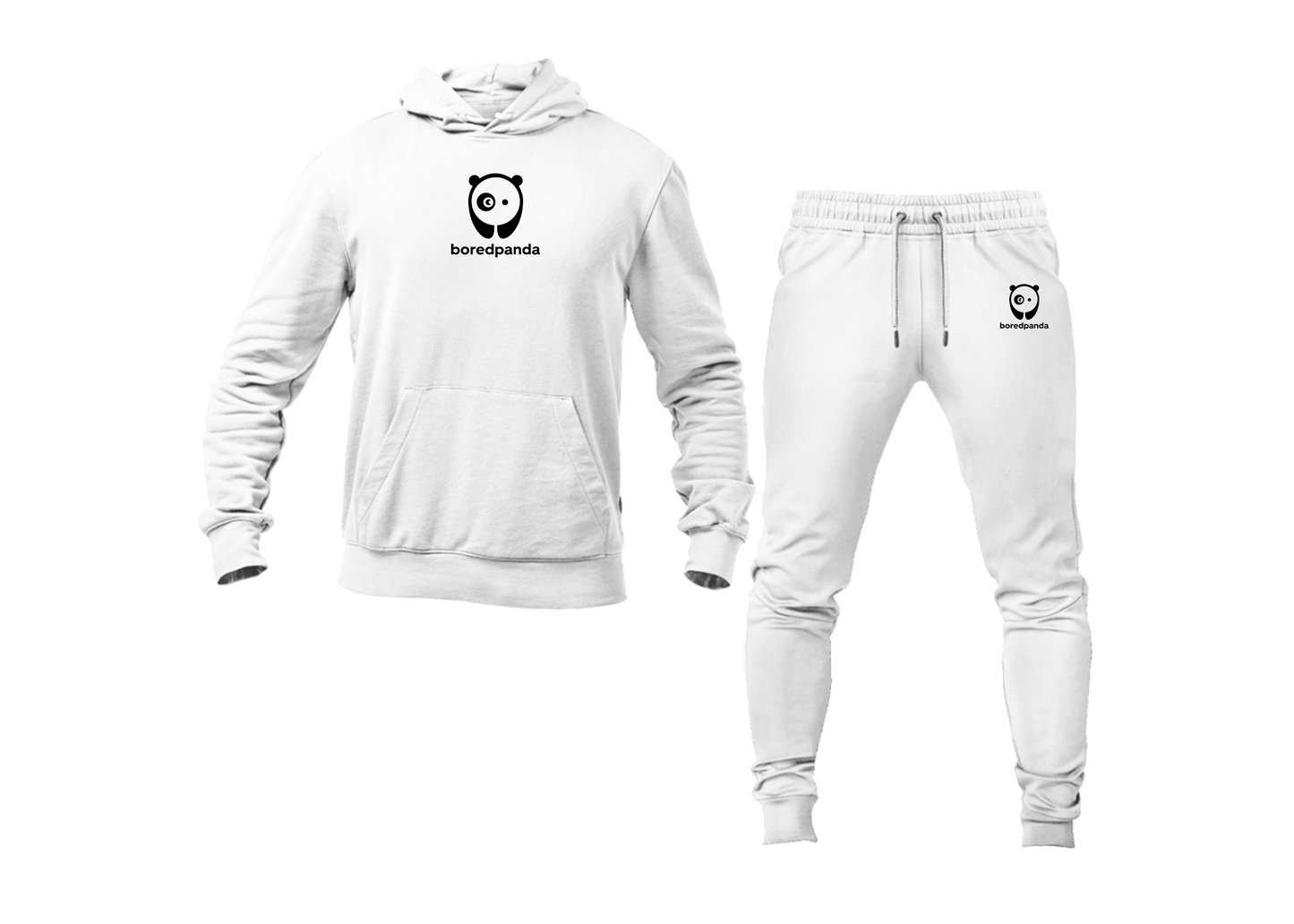 Men's Bored Panda Logo Hoodie Joggers Set