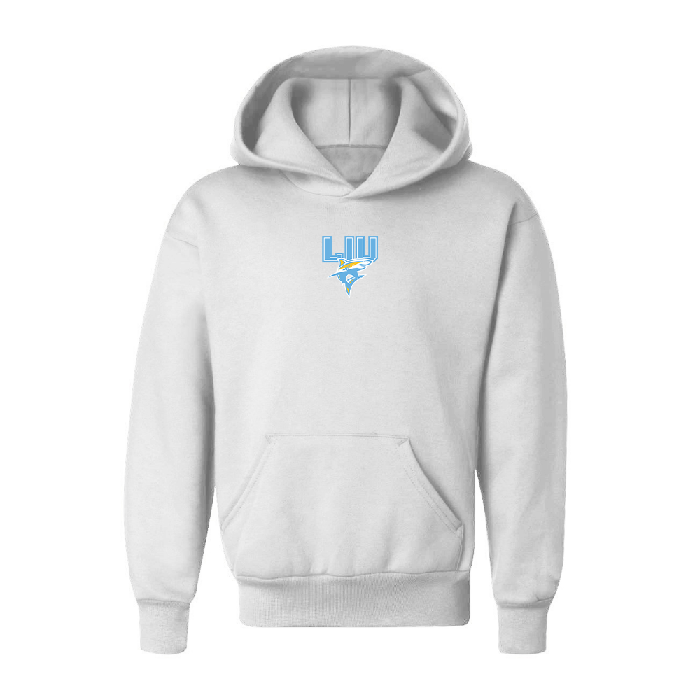 Youth LIU Brooklyn Blackbirds Logo Pullover Hoodie