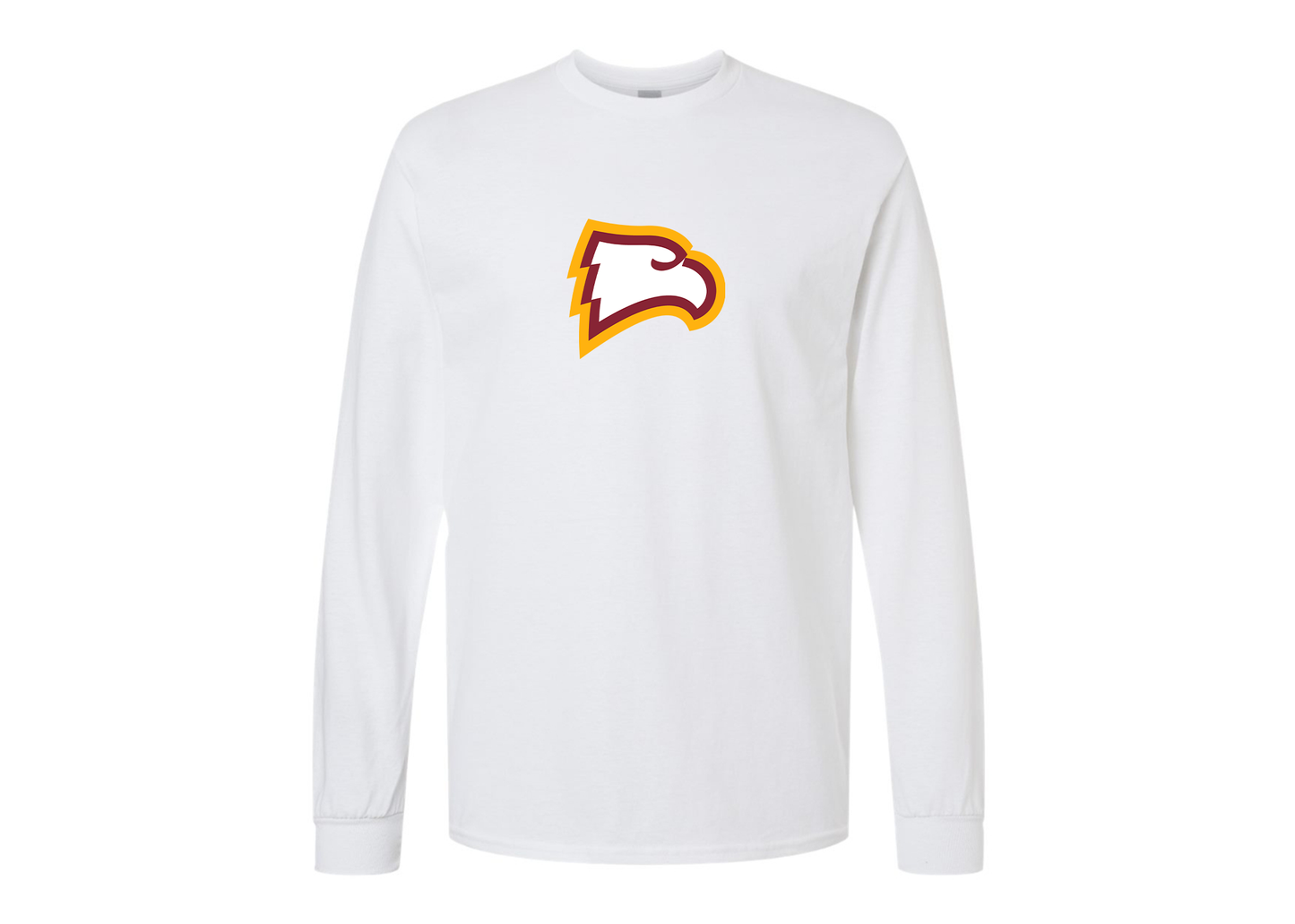 Men's Winthrop Eagles Gildan Heavy Cotton Long Sleeve T-Shirt