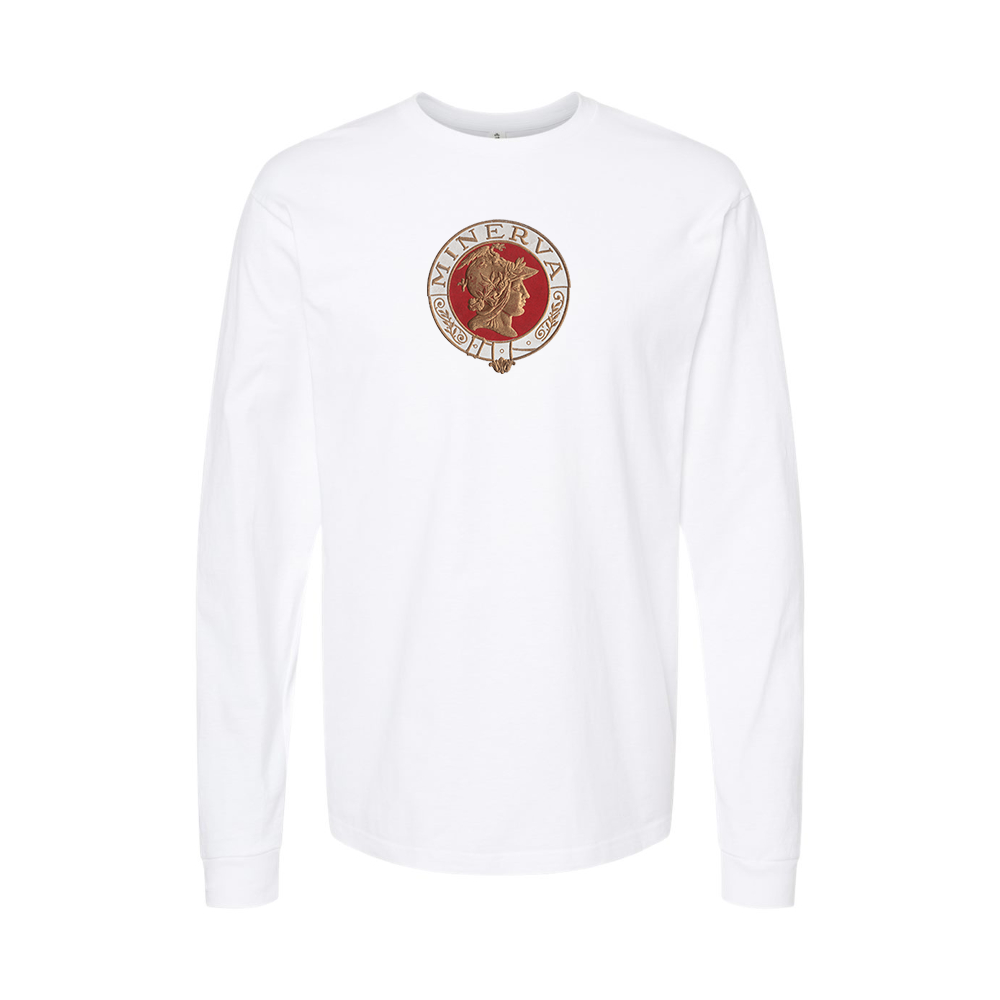 Youth Minerva Cars Logo Cotton Long Sleeve T-Shirt