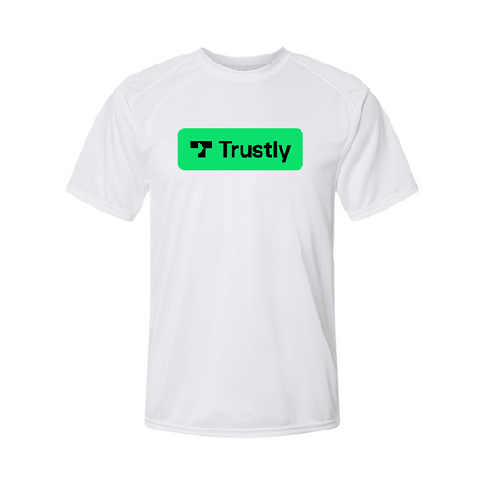 Men's Trustly Horizontal Logo Polyester T-Shirt